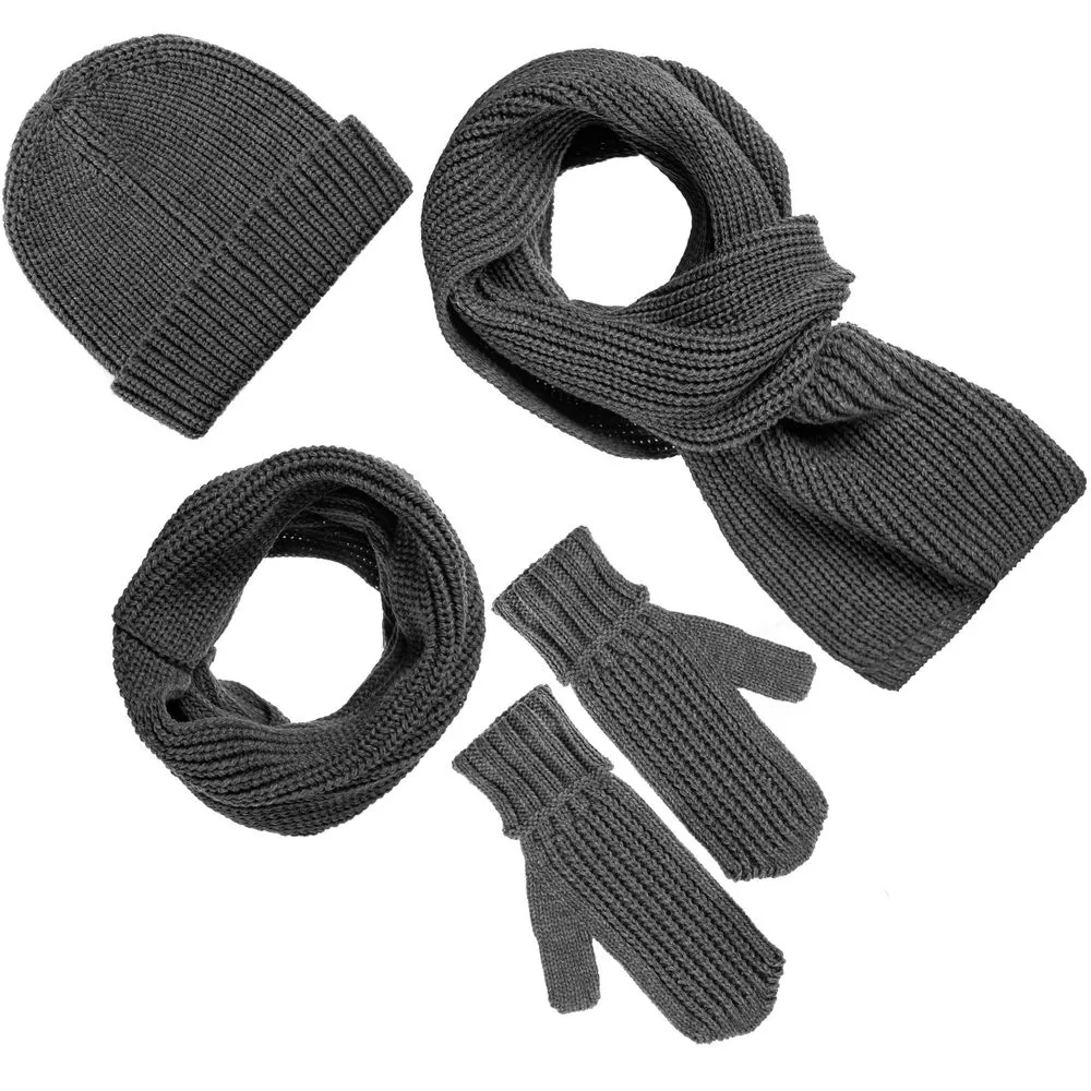 Варежки Nordkyn, серый меланж (эбонит) заказать онлайн с вашим дизайном на заказ в Москве и области