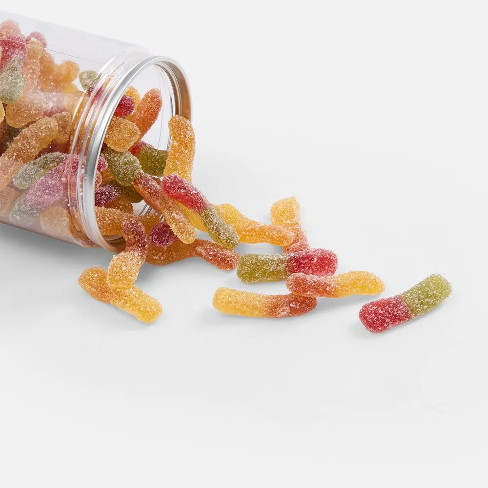 Мармелад жевательный Jelly Sweets, змейки в кислой посыпке заказать онлайн с вашим дизайном на заказ в Москве и области