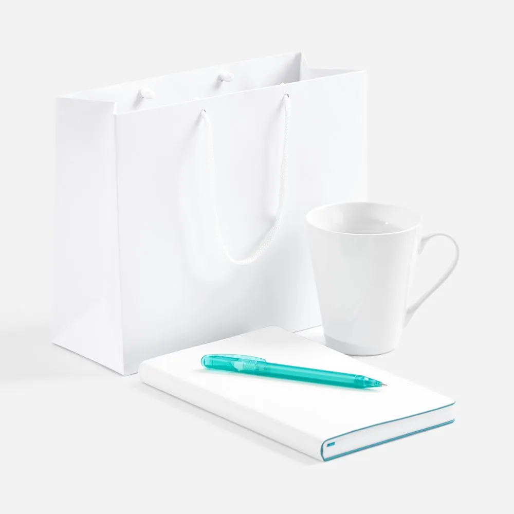 Набор White Shall Simple, бирюзовый заказать онлайн с вашим дизайном на заказ в Москве и области