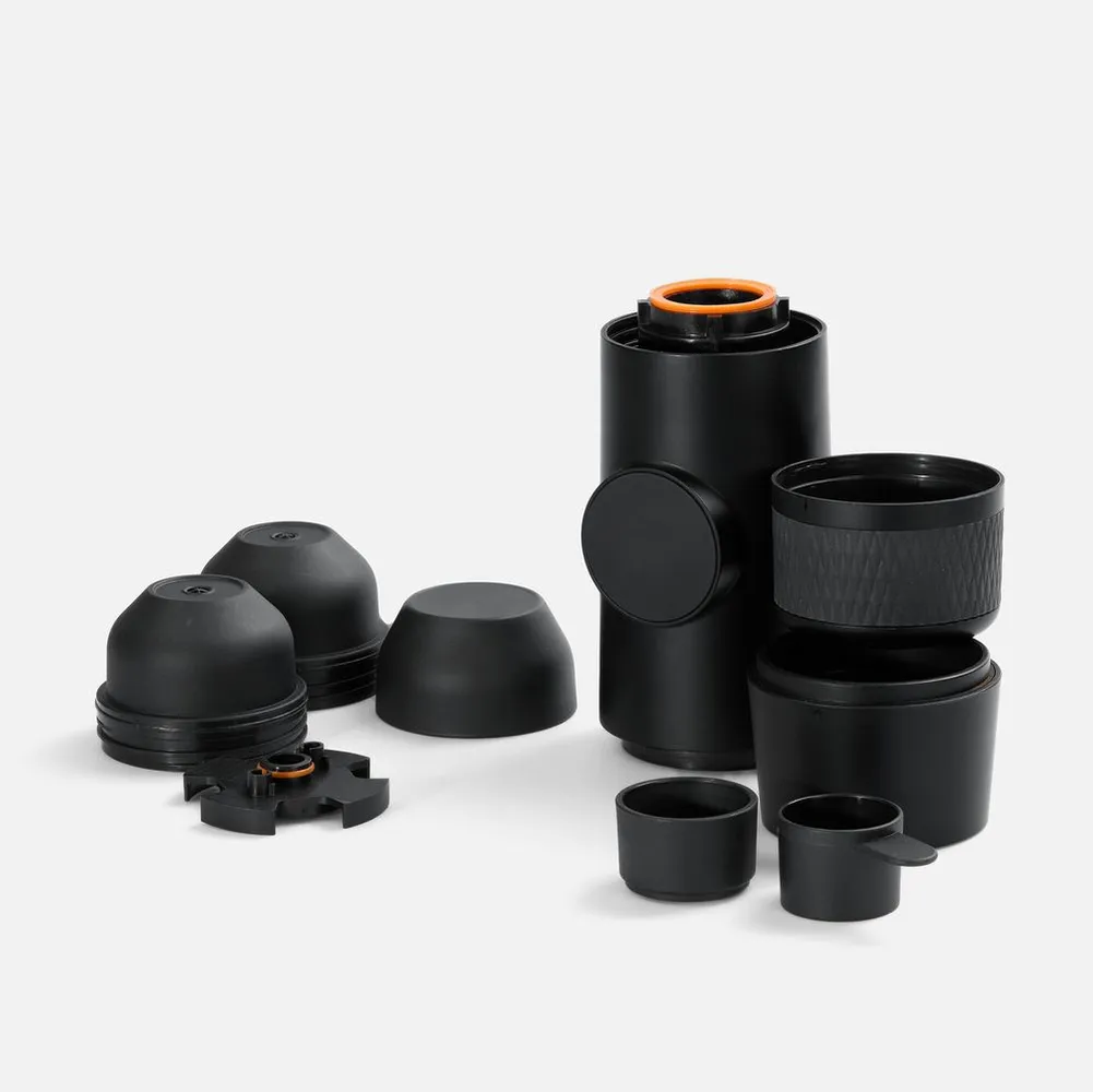 Портативная кофемашина Porta Presso, черная заказать онлайн с вашим дизайном на заказ в Москве и области