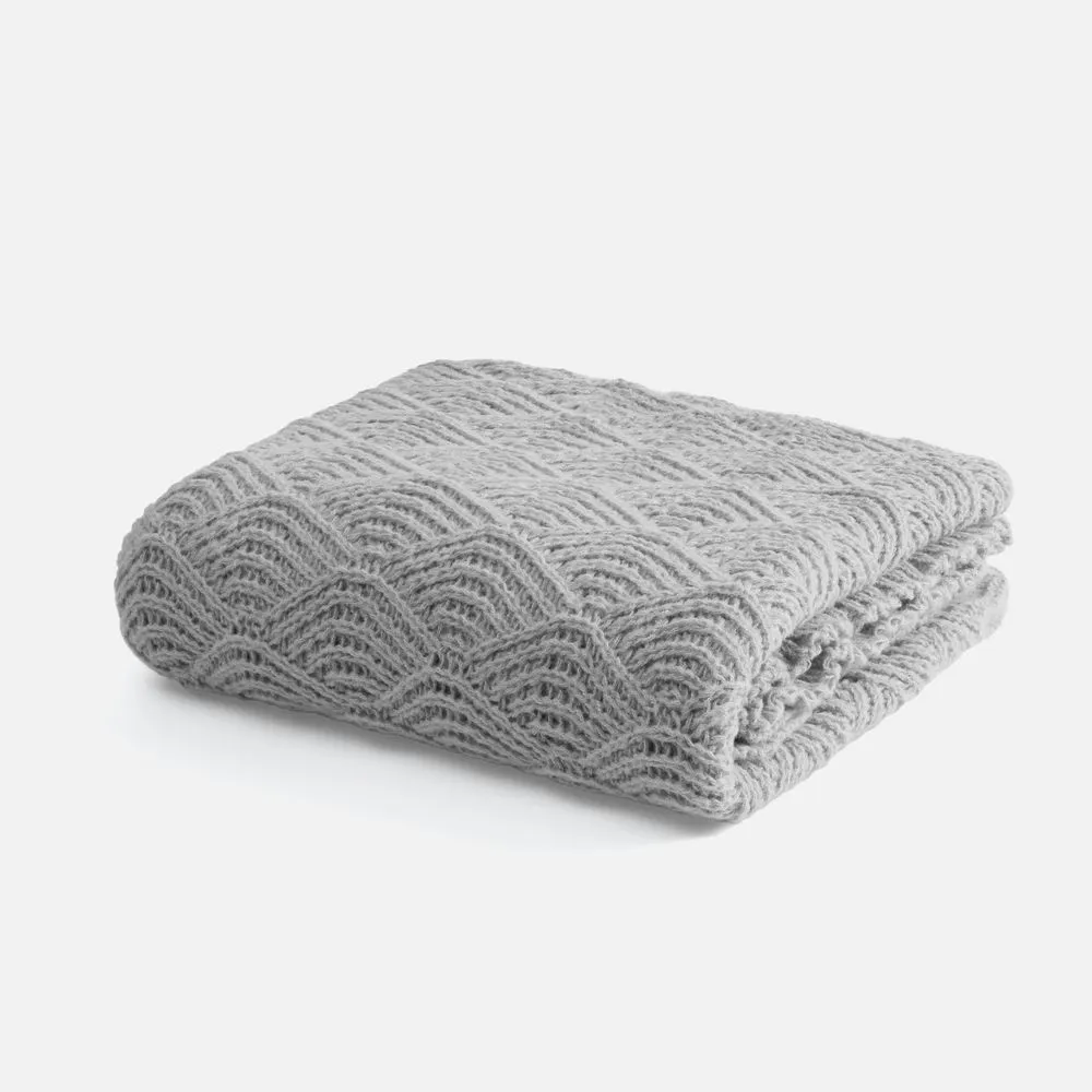 Плед Fermata, серый заказать онлайн с вашим дизайном на заказ в Москве и области