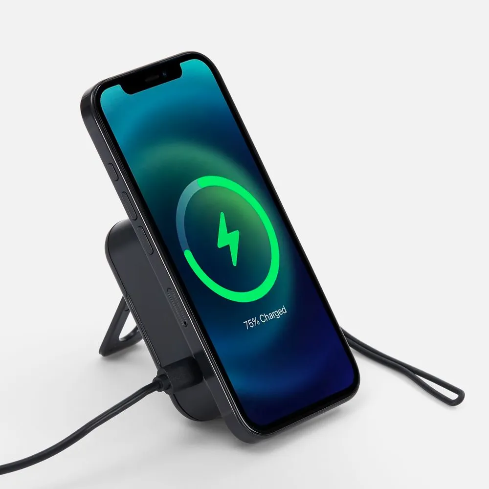 Набор для ухода за гаджетами с беспроводной зарядкой Rules, черный заказать онлайн с вашим дизайном на заказ в Москве и области