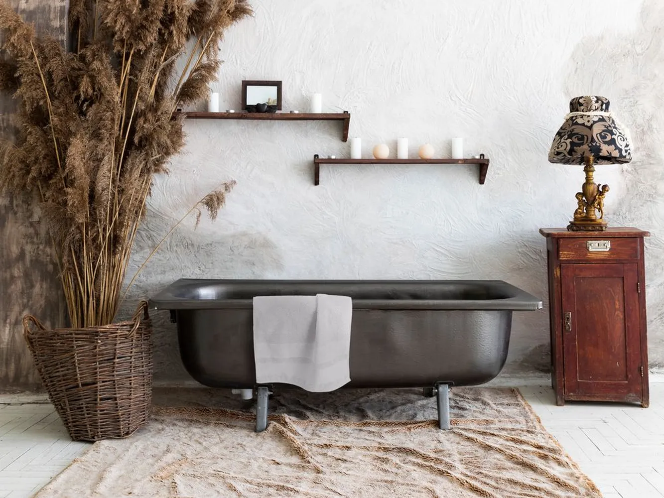 Полотенце Molan, среднее, светло-серое заказать онлайн с вашим дизайном на заказ в Москве и области