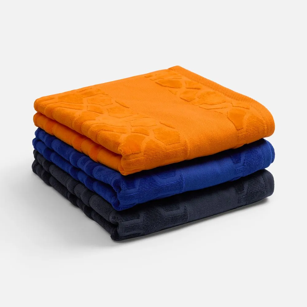 Полотенце Velin, среднее, синее заказать онлайн с вашим дизайном на заказ в Москве и области