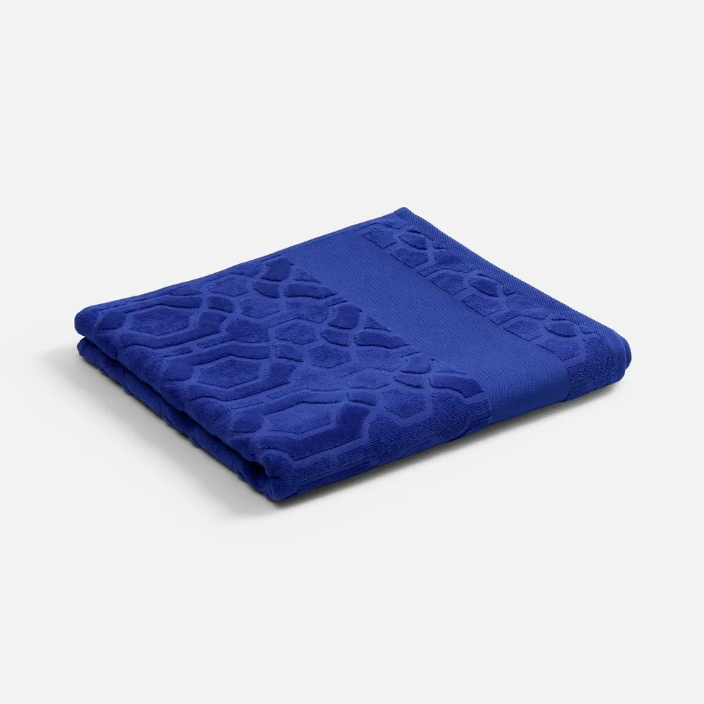 Полотенце Velin, большое, синее заказать онлайн с вашим дизайном на заказ в Москве и области