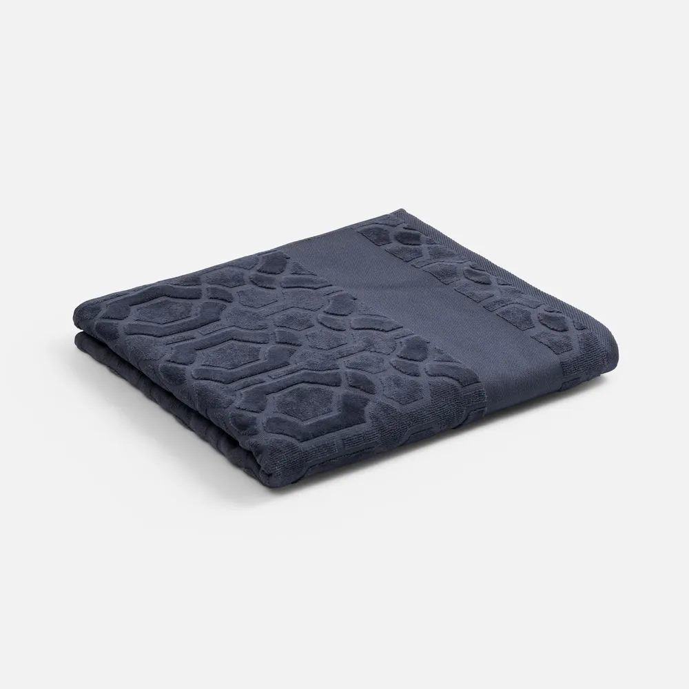 Полотенце Velin, большое, темно-серое заказать онлайн с вашим дизайном на заказ в Москве и области