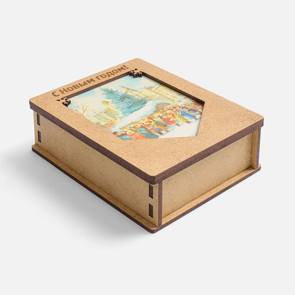 Деревянные флажки «Праздничные мотивы» заказать онлайн с вашим дизайном на заказ в Москве и области