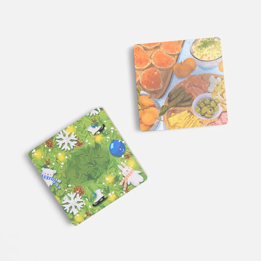 Игра крестики-нолики «Criss Cross. Праздничный стол» заказать онлайн с вашим дизайном на заказ в Москве и области