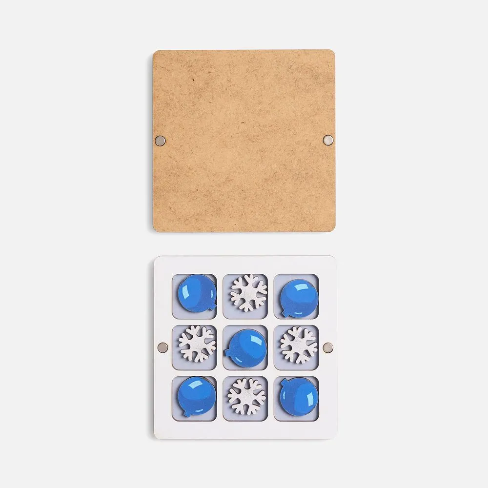 Игра крестики-нолики «Criss Cross. Снегошарики» заказать онлайн с вашим дизайном на заказ в Москве и области