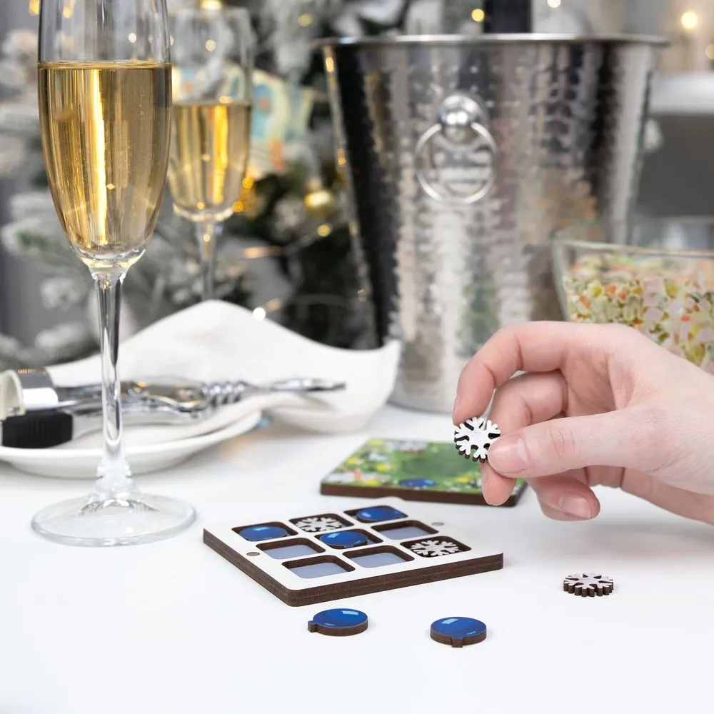 Игра крестики-нолики «Criss Cross. Снегошарики» заказать онлайн с вашим дизайном на заказ в Москве и области