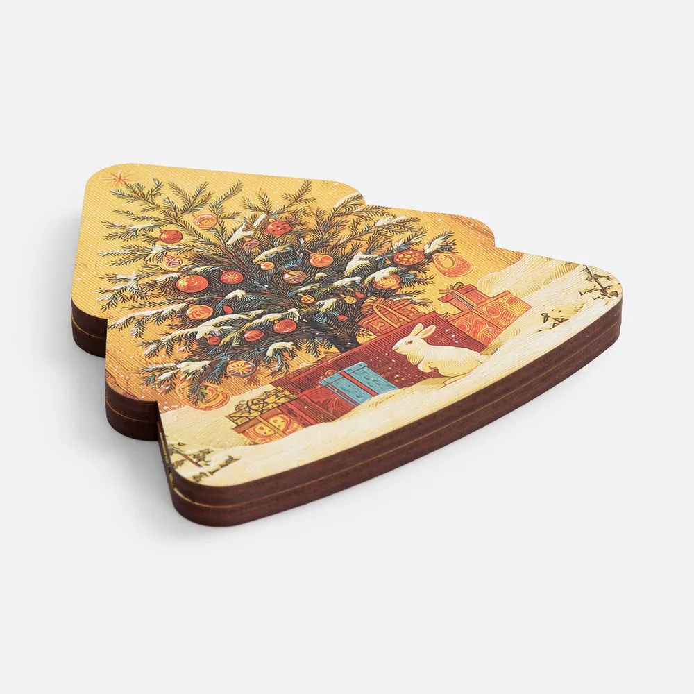 Пазл фигурный «Елочка» заказать онлайн с вашим дизайном на заказ в Москве и области