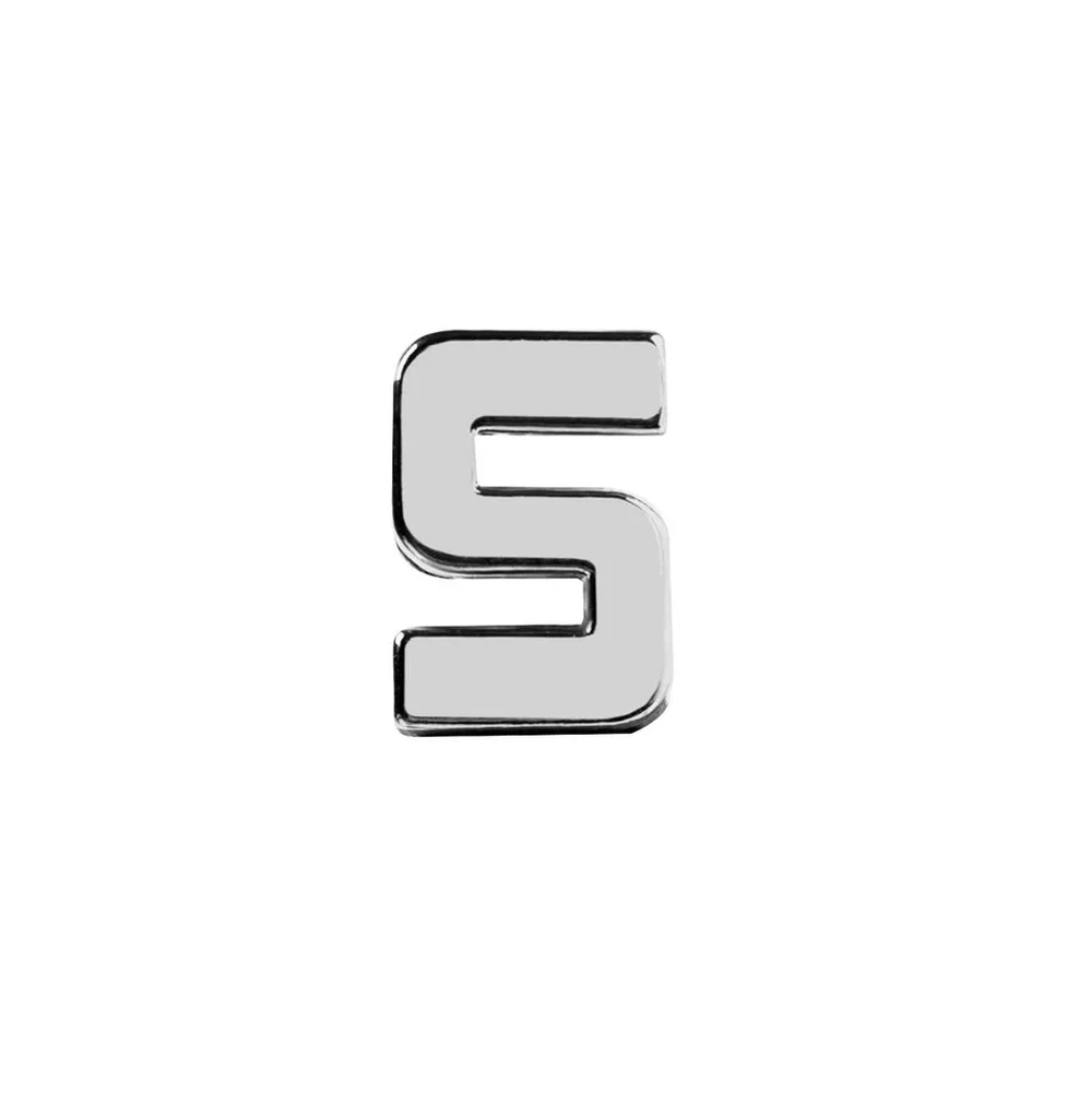 Элемент брелка-конструктора «Буква S» или «Цифра 5» или «Цифра 2» заказать онлайн с вашим дизайном на заказ в Москве и области