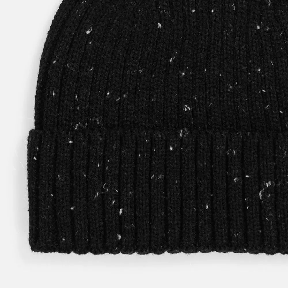 Шапка Spotti, черная заказать онлайн с вашим дизайном на заказ в Москве и области