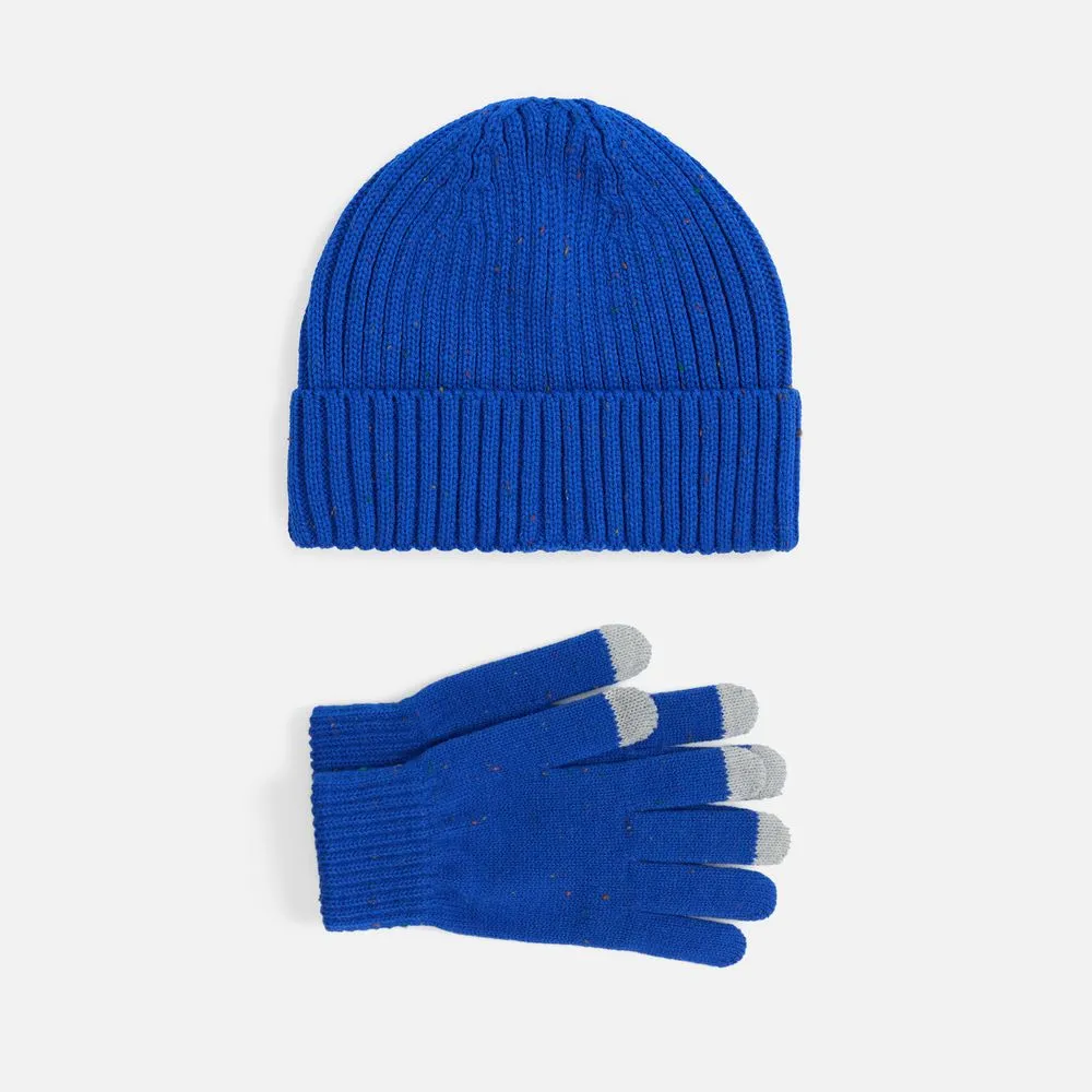 Шапка Spotti, синяя заказать онлайн с вашим дизайном на заказ в Москве и области