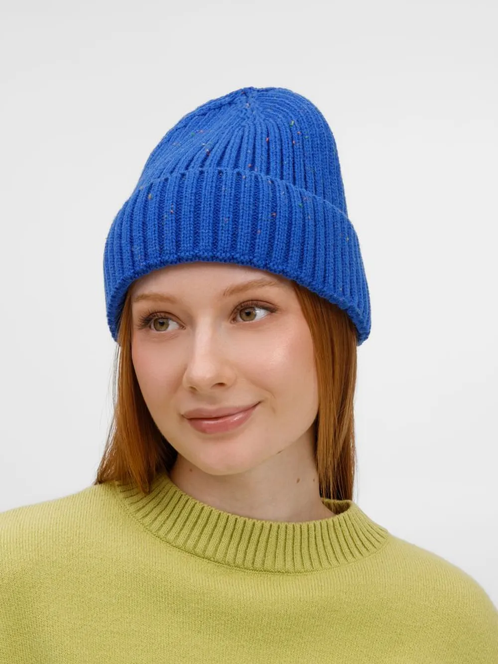 Шапка Spotti, синяя заказать онлайн с вашим дизайном на заказ в Москве и области