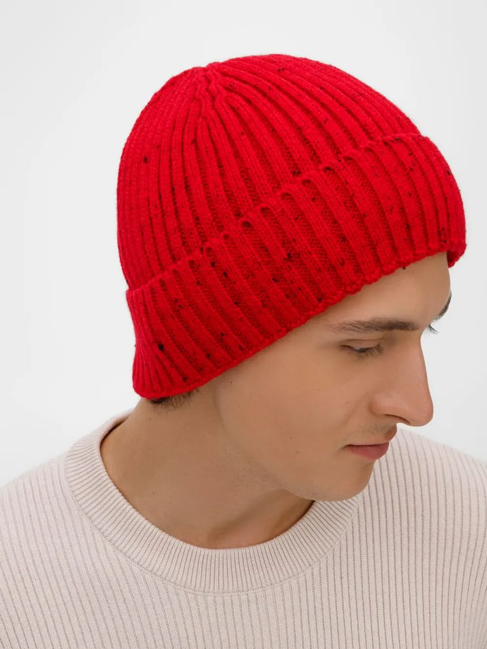 Шапка Spotti, красная заказать онлайн с вашим дизайном на заказ в Москве и области