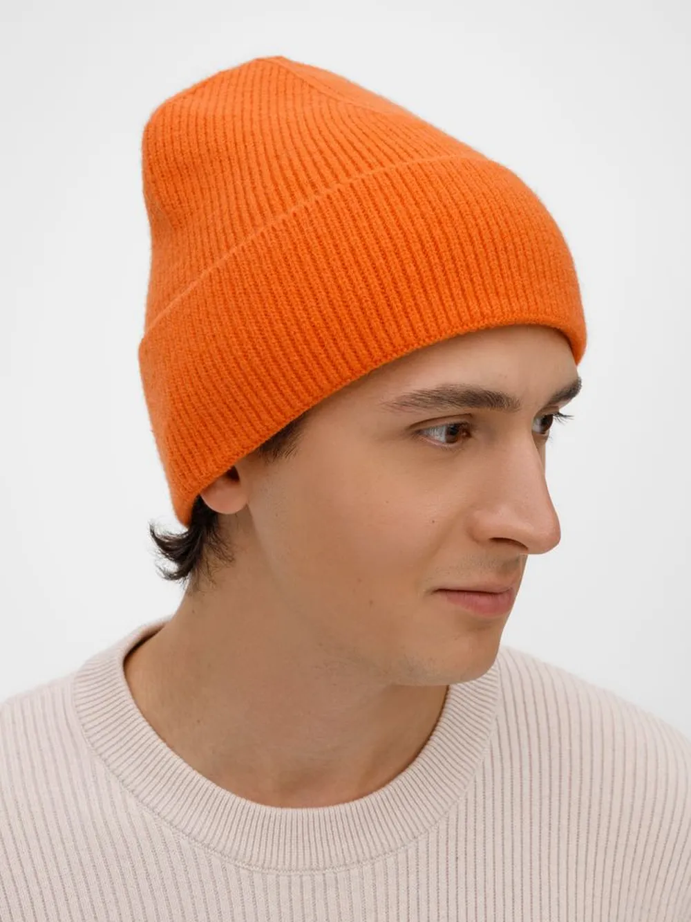 Шапка Color Boom, оранжевая заказать онлайн с вашим дизайном на заказ в Москве и области