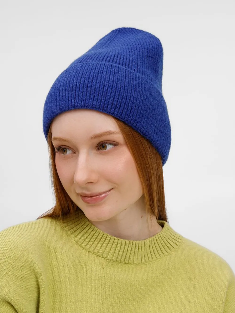 Шапка Color Boom, синяя заказать онлайн с вашим дизайном на заказ в Москве и области