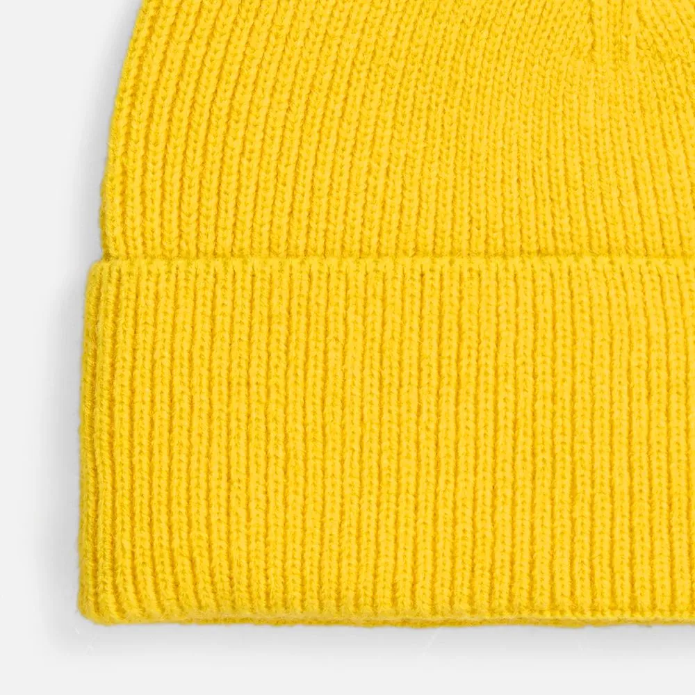 Шапка Color Boom, желтая заказать онлайн с вашим дизайном на заказ в Москве и области