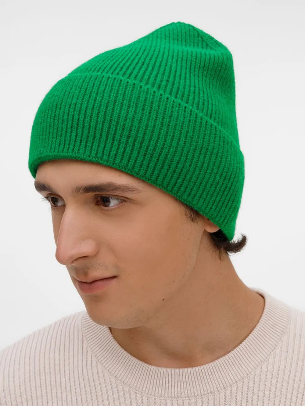 Шапка Color Boom, зеленая заказать онлайн с вашим дизайном на заказ в Москве и области