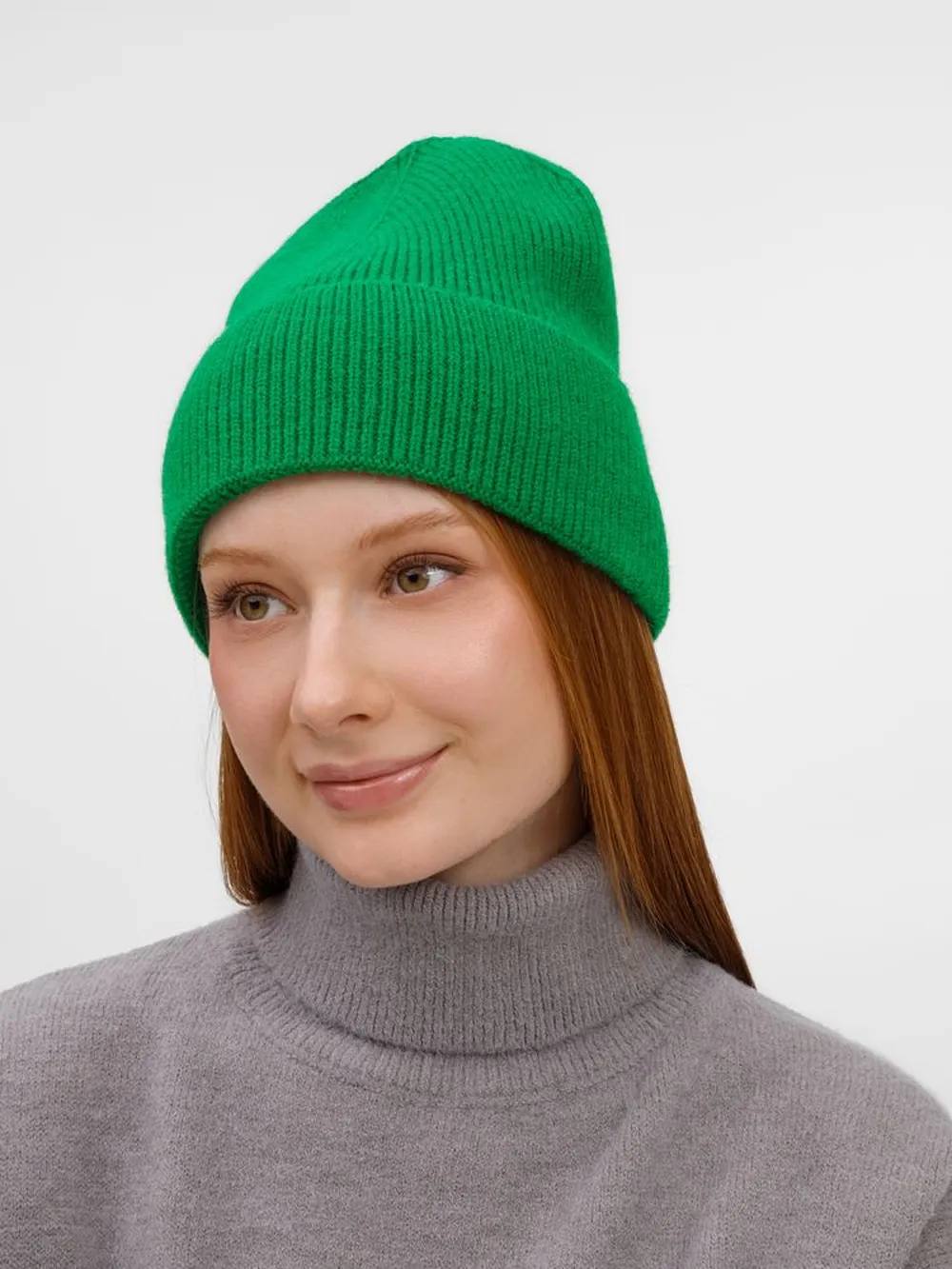 Шапка Color Boom, зеленая заказать онлайн с вашим дизайном на заказ в Москве и области