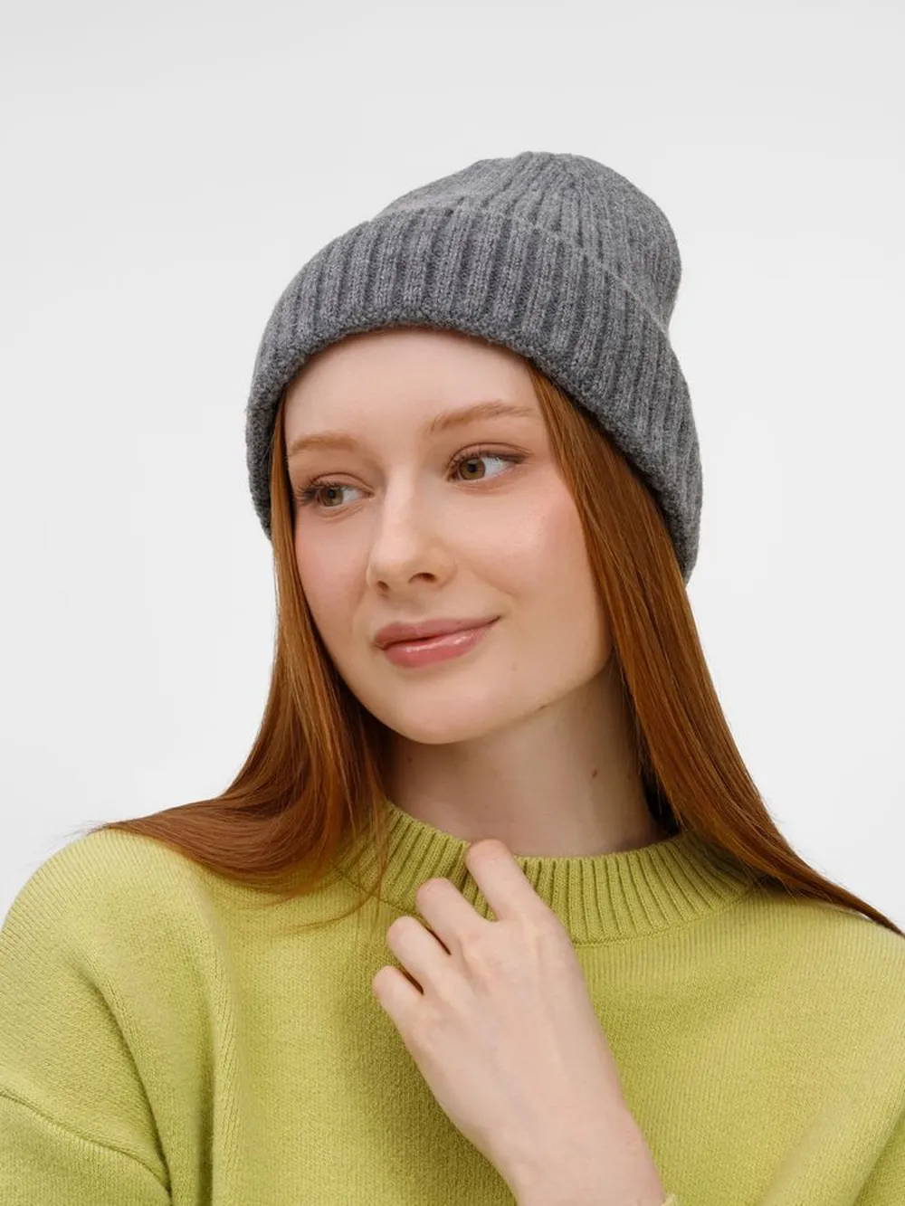 Шапка Laconi, темно-серый меланж заказать онлайн с вашим дизайном на заказ в Москве и области