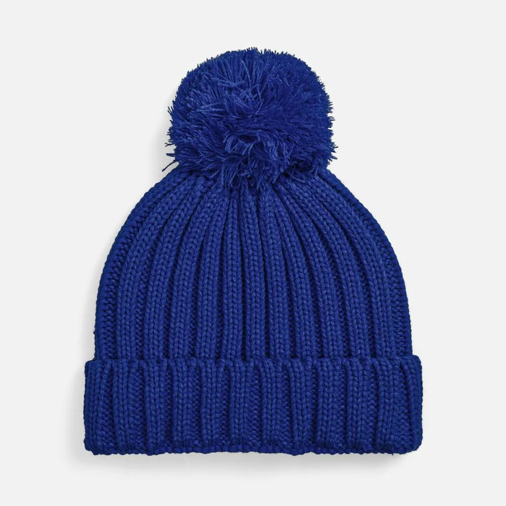 Шапка HappyGo, синяя заказать онлайн с вашим дизайном на заказ в Москве и области