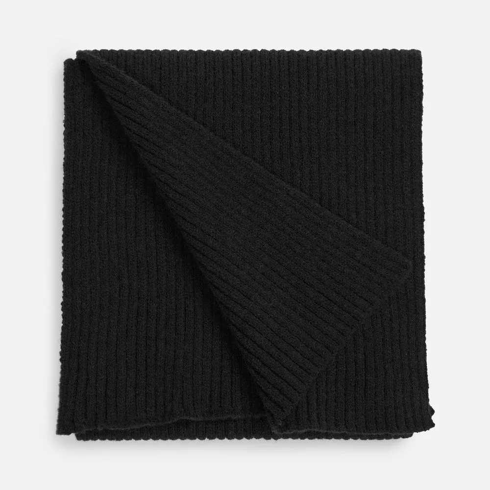 Шарф Laconi, черный заказать онлайн с вашим дизайном на заказ в Москве и области