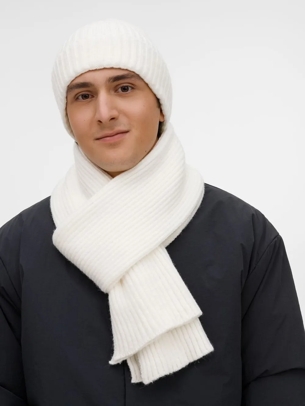 Шарф Laconi, молочно-белый заказать онлайн с вашим дизайном на заказ в Москве и области