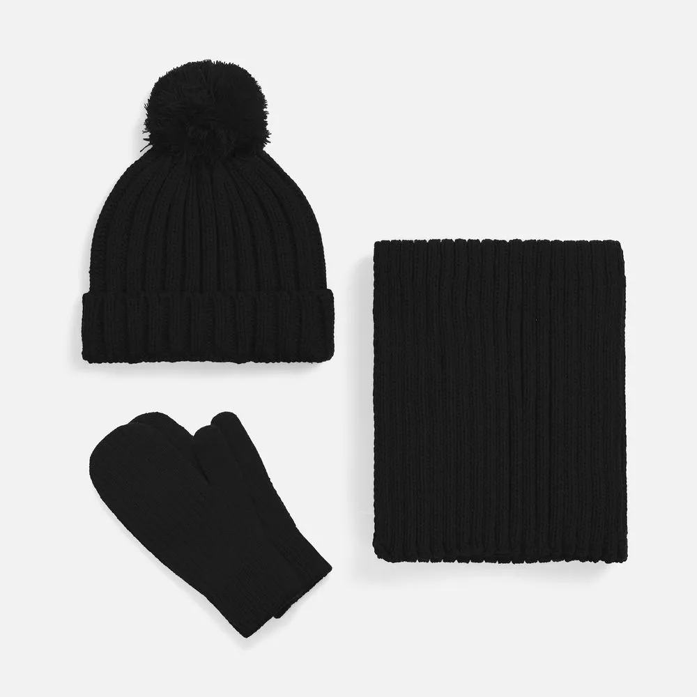 Шарф HappyGo, черный заказать онлайн с вашим дизайном на заказ в Москве и области