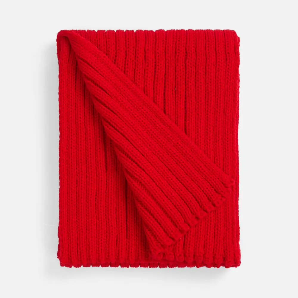 Шарф HappyGo, красный заказать онлайн с вашим дизайном на заказ в Москве и области