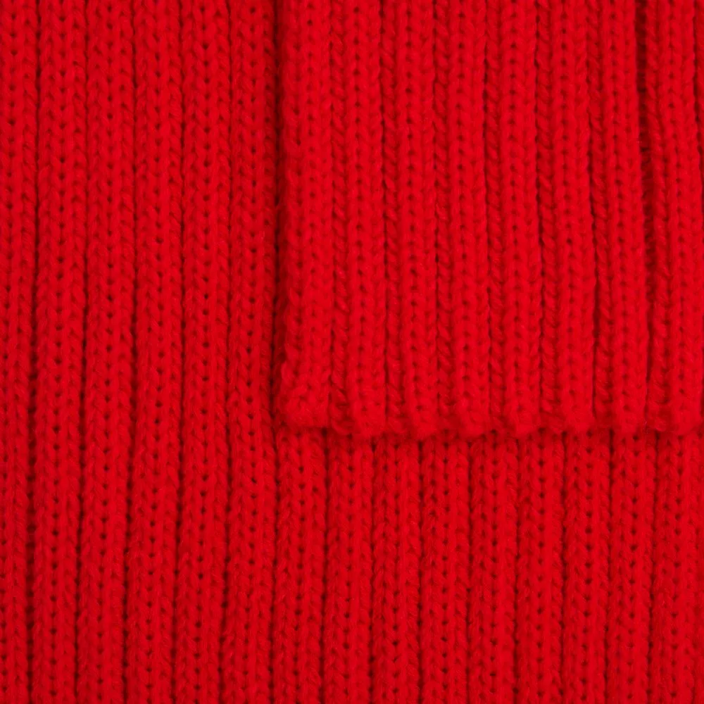 Шарф HappyGo, красный заказать онлайн с вашим дизайном на заказ в Москве и области