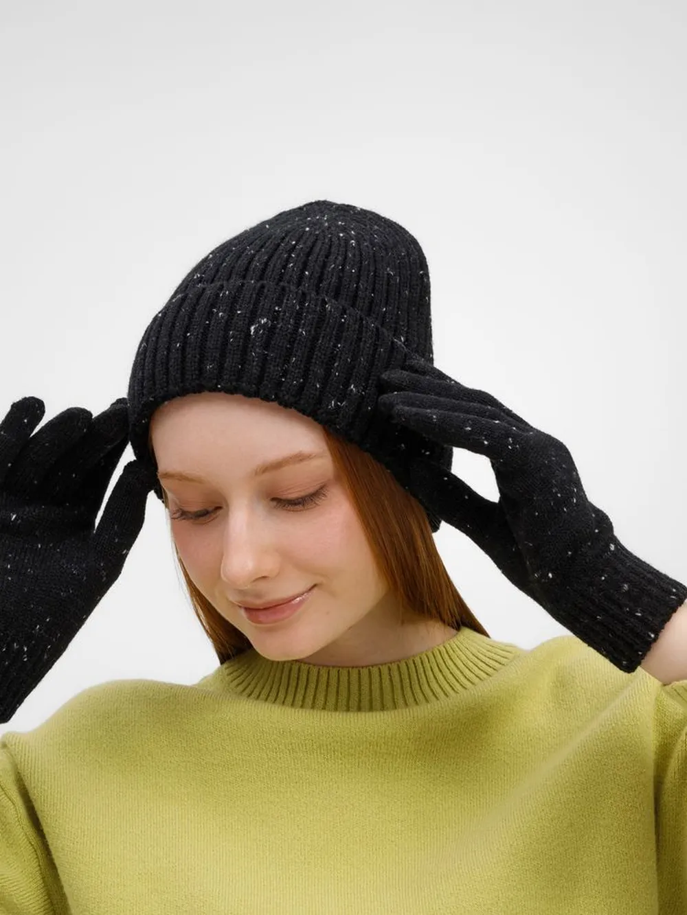 Перчатки сенсорные Spotti Senso, черные заказать онлайн с вашим дизайном на заказ в Москве и области