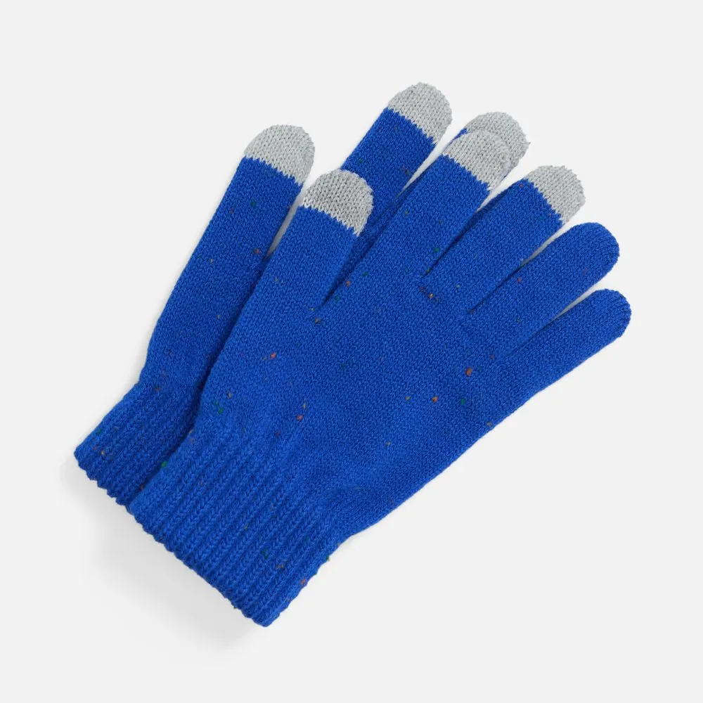 Перчатки сенсорные Spotti Senso, синие заказать онлайн с вашим дизайном на заказ в Москве и области