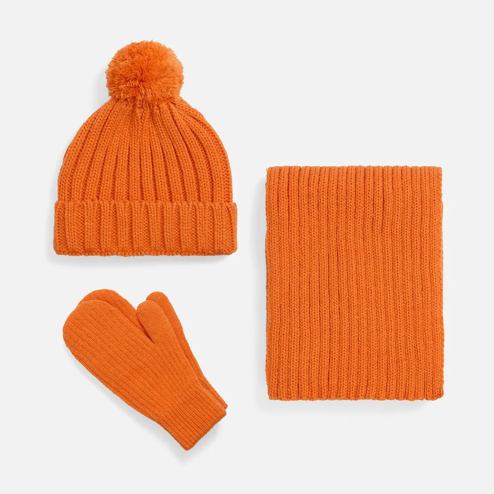 Варежки HappyGo, оранжевые заказать онлайн с вашим дизайном на заказ в Москве и области