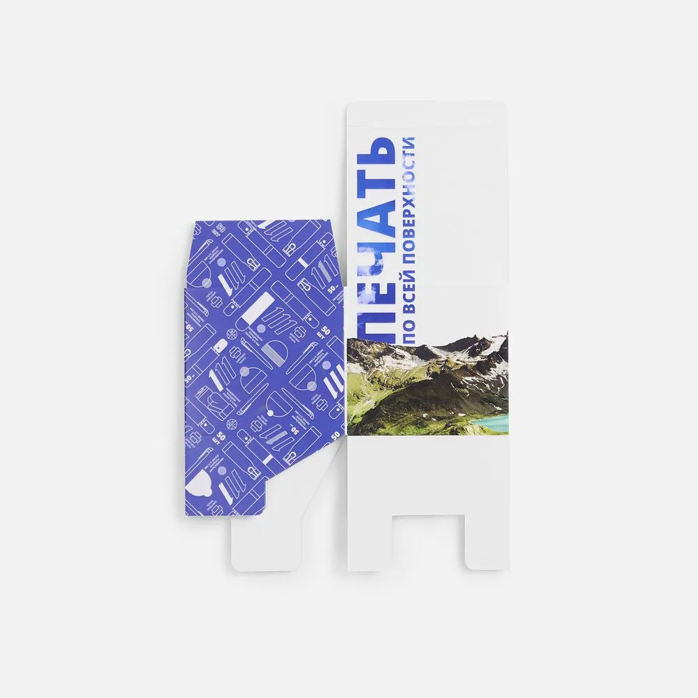 Коробка с полноцветной печатью для колонки Easy заказать онлайн с вашим дизайном на заказ в Москве и области