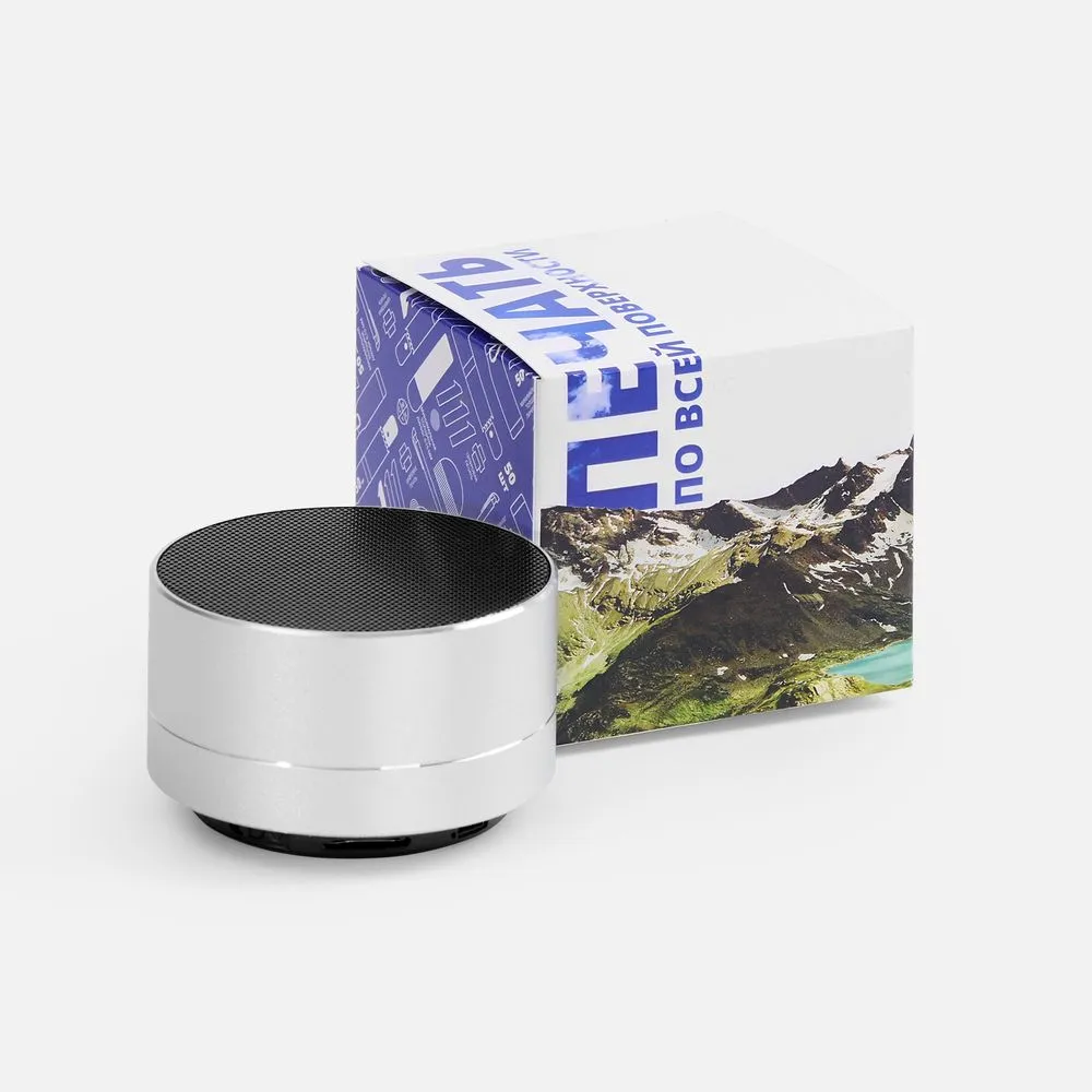 Коробка с полноцветной печатью для колонки Easy заказать онлайн с вашим дизайном на заказ в Москве и области