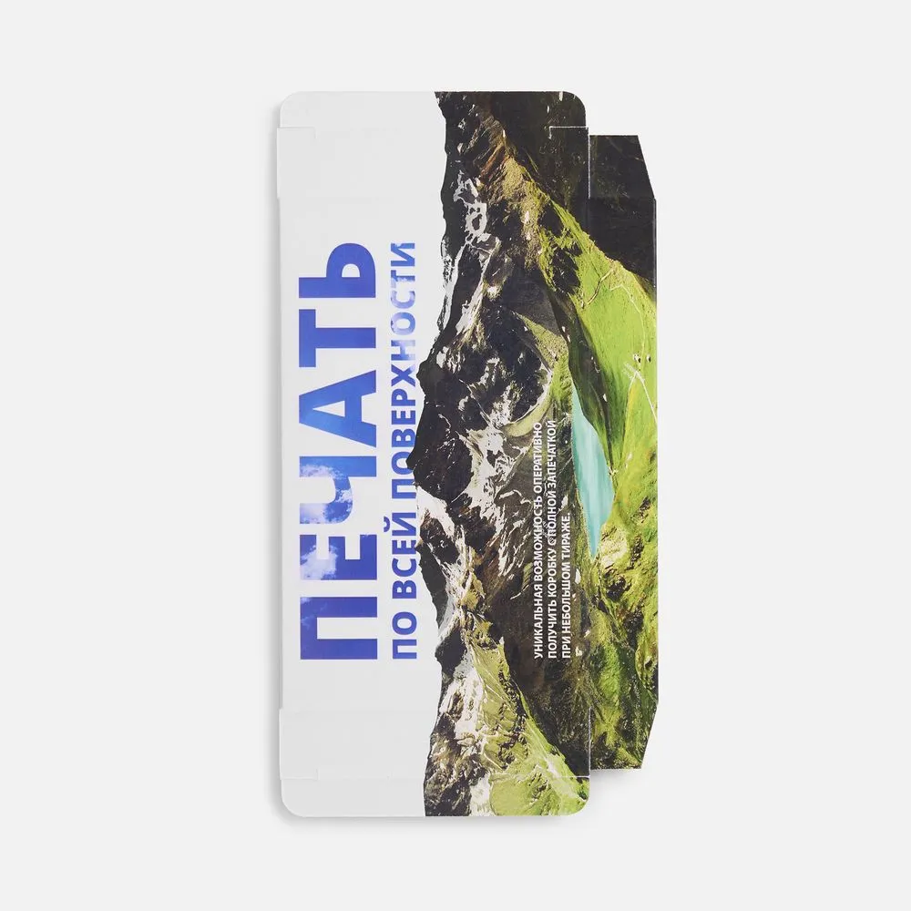 Коробка с полноцветной печатью для аккумулятора Fast Trick заказать онлайн с вашим дизайном на заказ в Москве и области