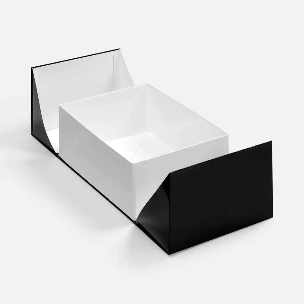 Коробка складная Foldream, M, черная заказать онлайн с вашим дизайном на заказ в Москве и области