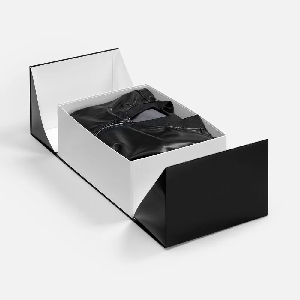 Коробка складная Foldream, M, черная заказать онлайн с вашим дизайном на заказ в Москве и области