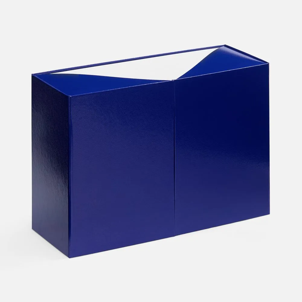 Коробка складная Foldream, M, синяя заказать онлайн с вашим дизайном на заказ в Москве и области