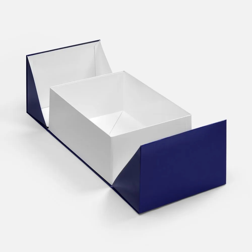 Коробка складная Foldream, M, синяя заказать онлайн с вашим дизайном на заказ в Москве и области