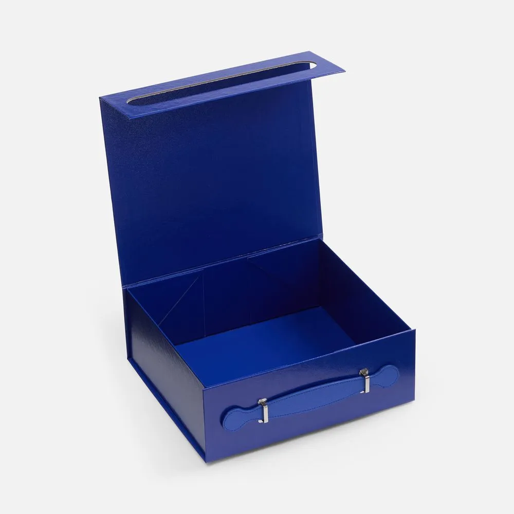 Коробка складная Holdfold, S, синяя заказать онлайн с вашим дизайном на заказ в Москве и области