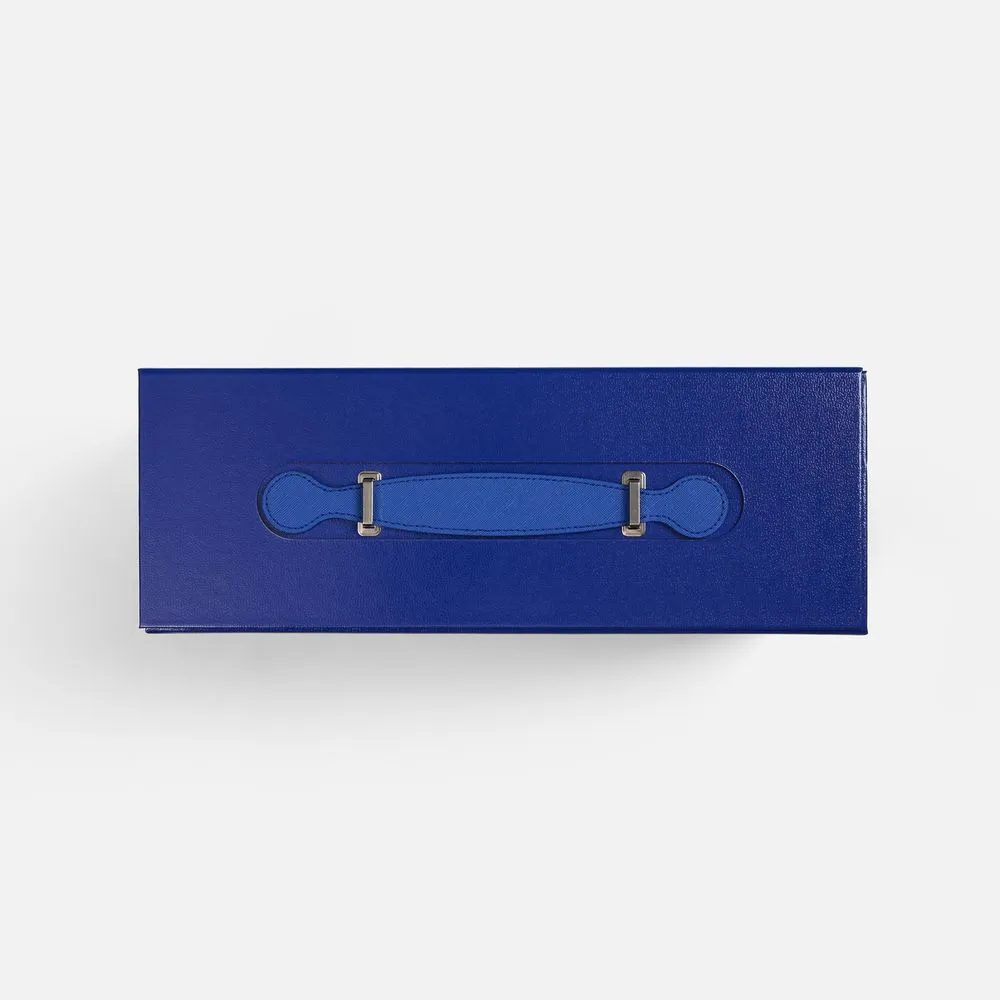 Коробка складная Holdfold, M, синяя заказать онлайн с вашим дизайном на заказ в Москве и области