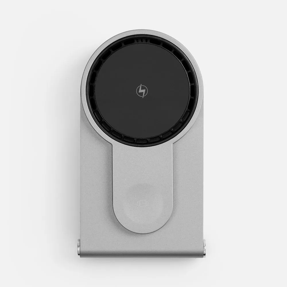 Складная станция беспроводной зарядки transForm, серый металлик заказать онлайн с вашим дизайном на заказ в Москве и области