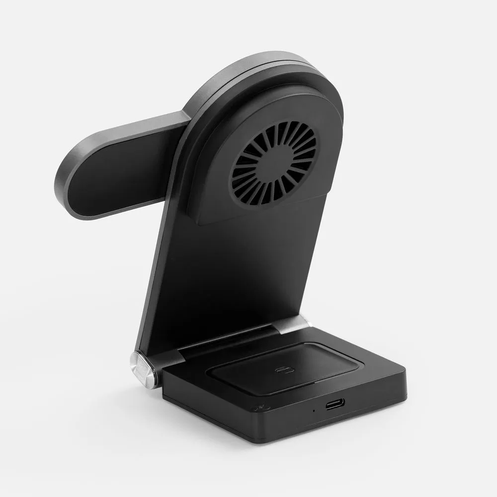 Складная станция беспроводной зарядки transForm, серый металлик заказать онлайн с вашим дизайном на заказ в Москве и области