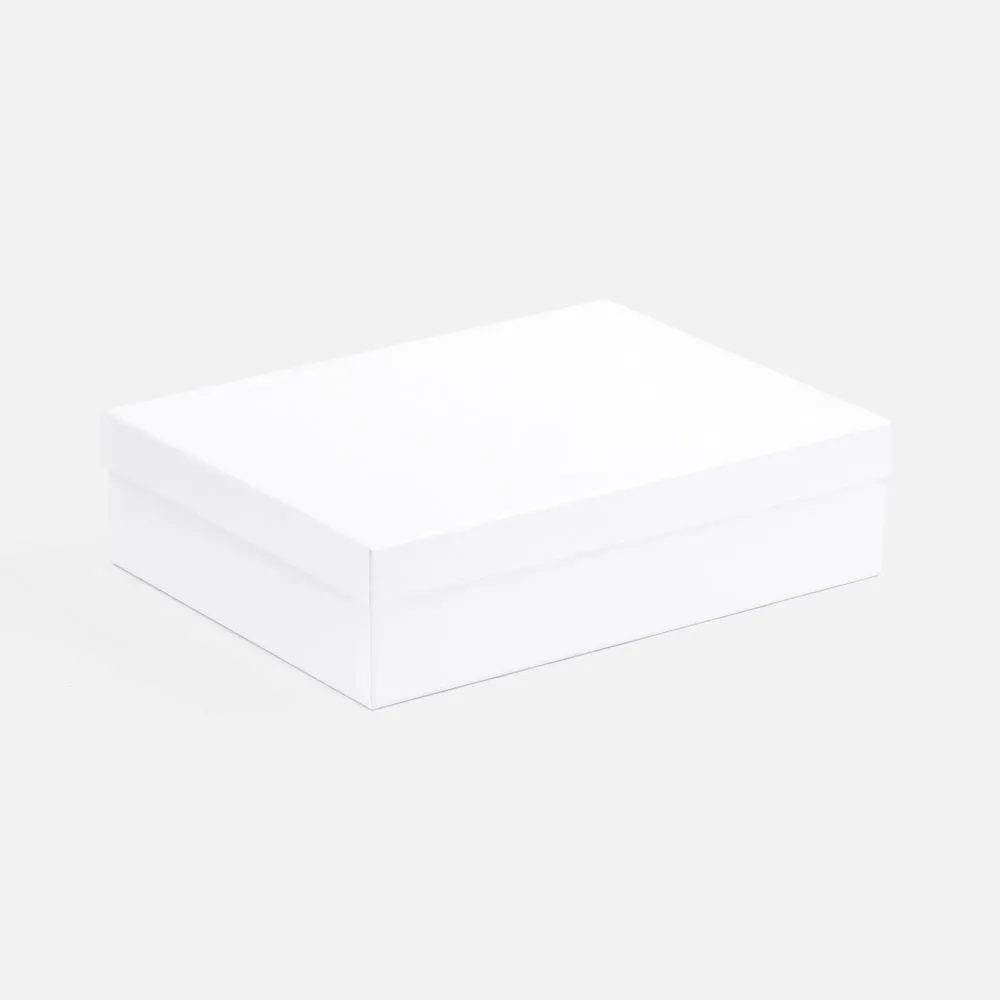 Коробка Drop Top, белая заказать онлайн с вашим дизайном на заказ в Москве и области