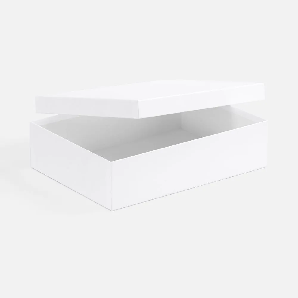 Коробка Drop Top, белая заказать онлайн с вашим дизайном на заказ в Москве и области