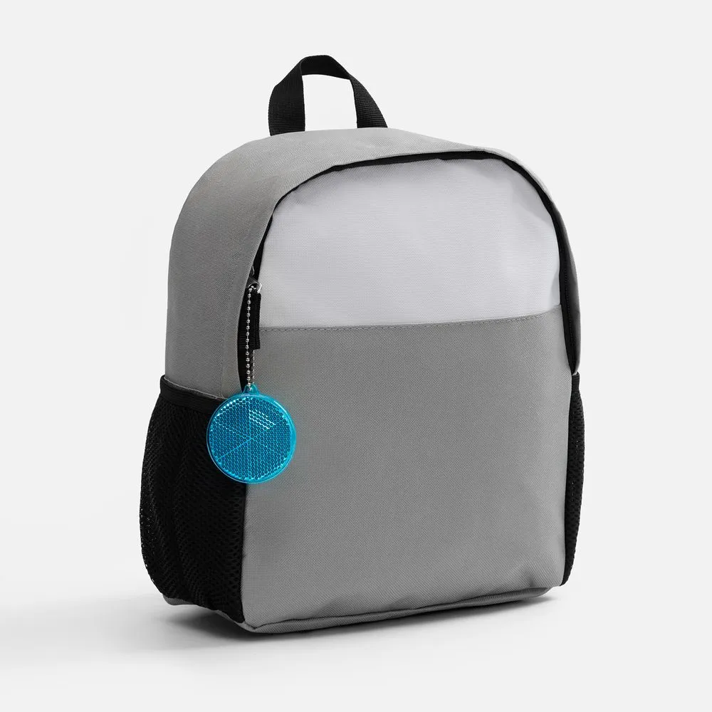 Пешеходный светоотражатель с цепочкой «Круг», синий заказать онлайн с вашим дизайном на заказ в Москве и области