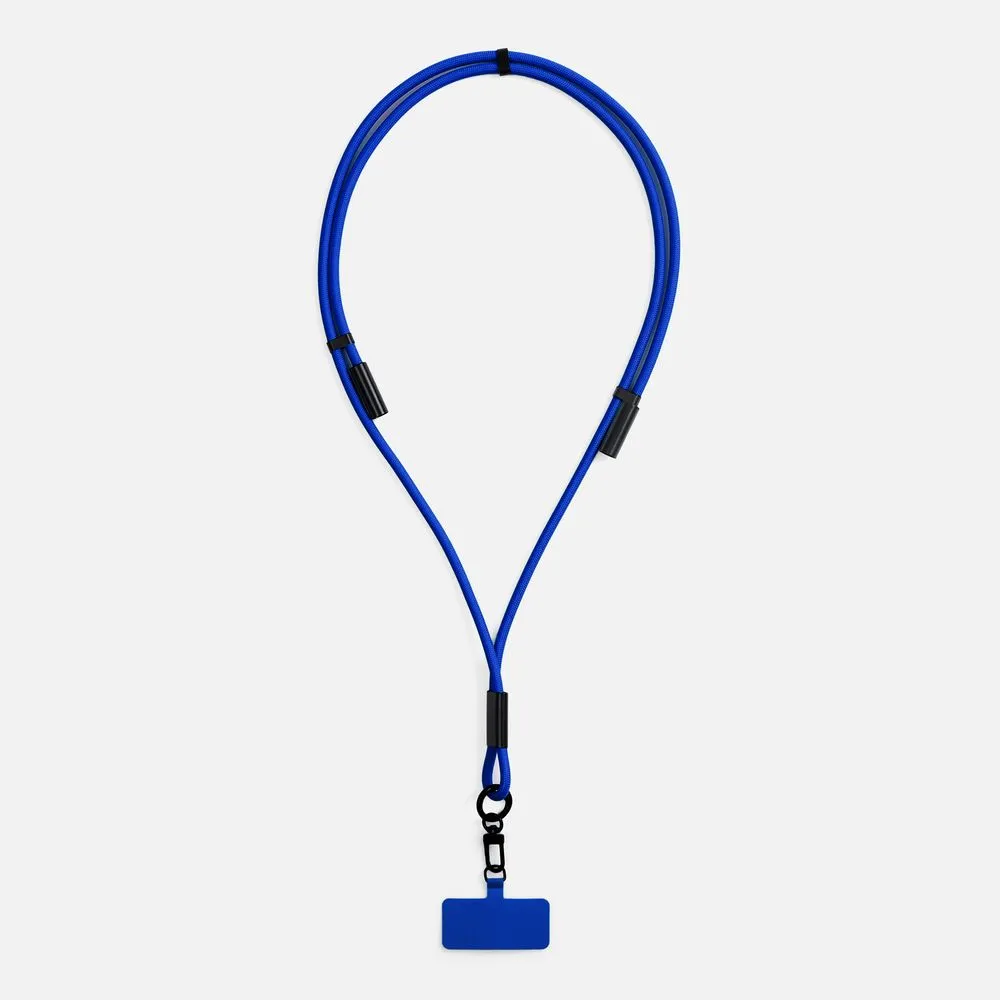 Кабель-ланьярд energyFlex Power Delivery 60 Вт, темно-синий заказать онлайн с вашим дизайном на заказ в Москве и области